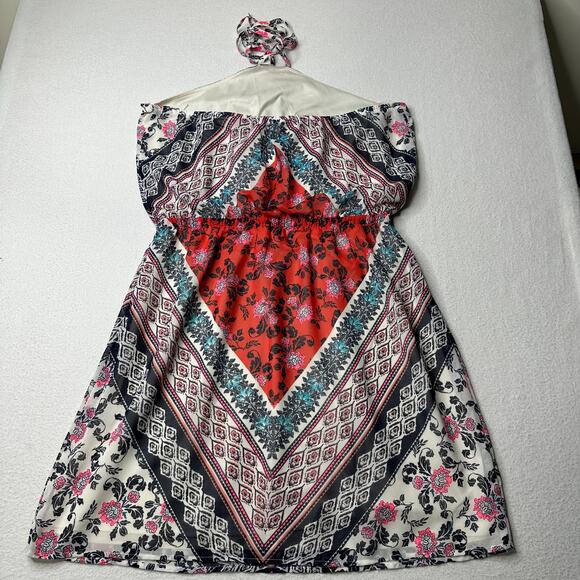 Express Womens Boho Dress Size Medium Summer Colorful - Picture 12 of 12